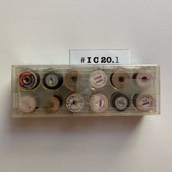 Karapenn All Purpose Sewing Threads Spools Set Box Black Blue - Picture 5 of 6